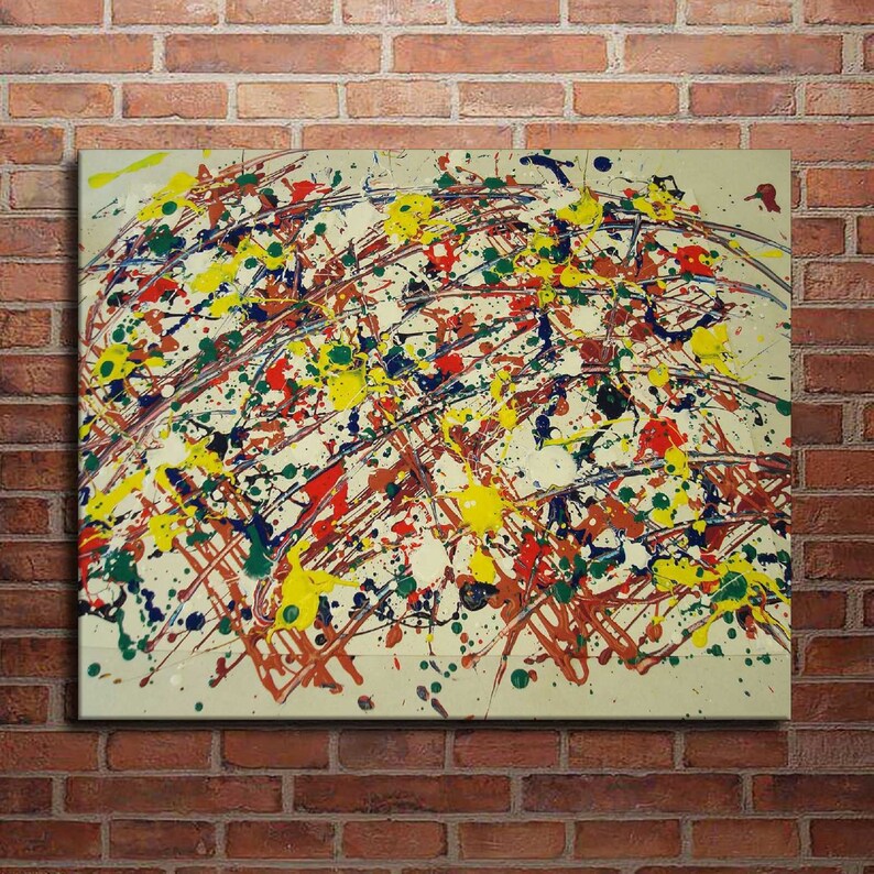 Jackson Pollock Art pictures HD print on canvas for home Etsy