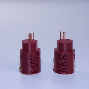 Speaker plug pair for Goodmans speakers with DIN-like connector semiconductor for cables up to 4 square millimeters LSDN-3 image 5