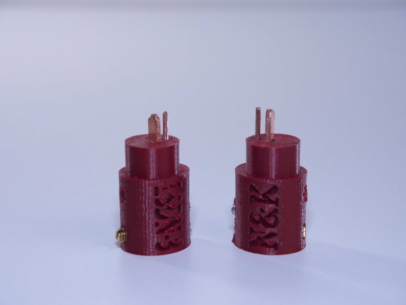 Speaker plug pair for Goodmans speakers with DIN-like connector semiconductor for cables up to 4 square millimeters LSDN-3 image 5