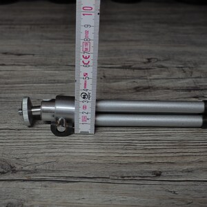 Mini 70s/80s 3 leg tripod, also ideal as a lamp holder for photo tables image 7