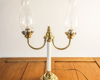 Elegant two-armed table lamp - Made in England (7A)