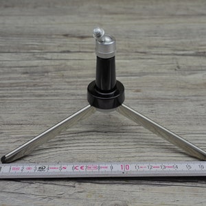 Mini 60s 3 leg tripod, also ideal as a lamp holder for photo tables image 3