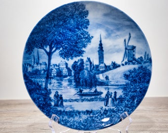 Collection plate Berlin Design - Series: Alt Bremen - Ansgaritor 1807 - blue porcelain - Edition 3,000 - Made in Germany - 9D1 - TOP condition