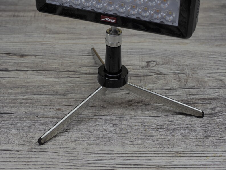 Mini 60s 3 leg tripod, also ideal as a lamp holder for photo tables image 1