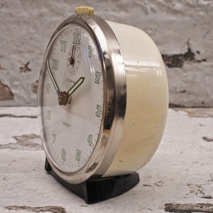 Rockabilly alarm clock Dugena Duet mechanical: 50s/60s lifestyle as soon as you get up 5C image 3