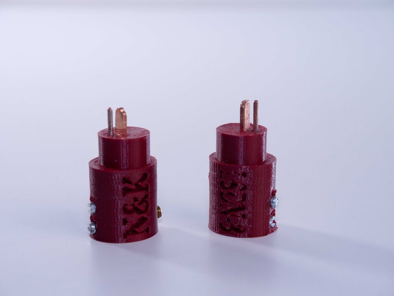 Speaker plug pair for Goodmans speakers with DIN-like connector semiconductor for cables up to 4 square millimeters LSDN-3 image 4
