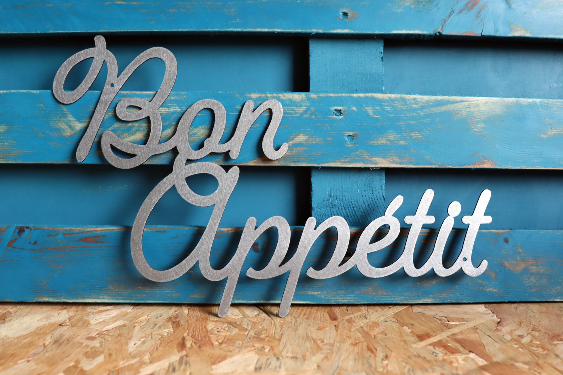 Bon Appetit Metal Sign Kitchen Wall Sign Metal Wall Art Etsy UK