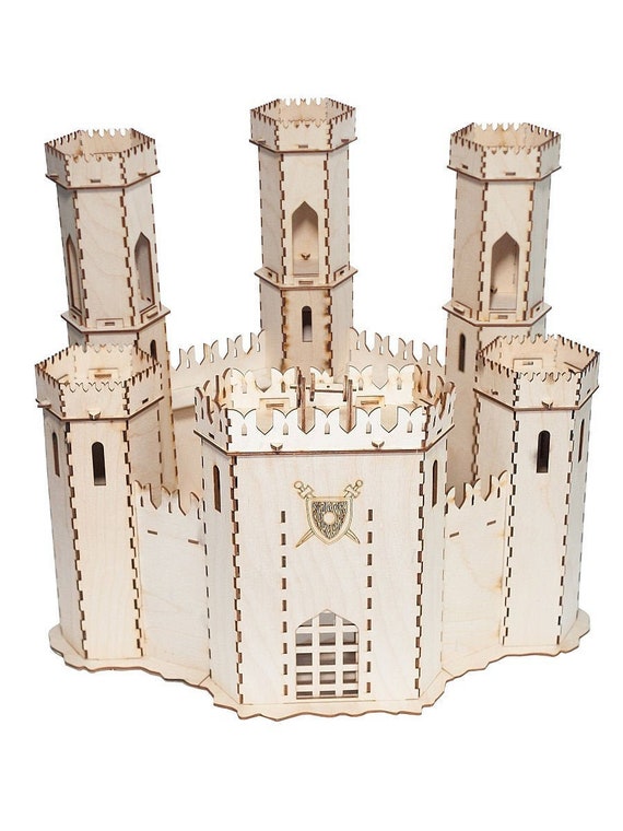 wooden castle dollhouse