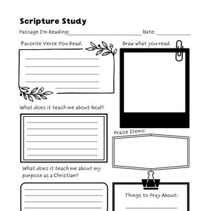 Scripture Study Guide C - Elementary