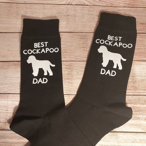 novelty best cockapoo mam, mum, dad socks. ideal for christmas, valentines day, mothers day gift, fathers day gift, dog,pet