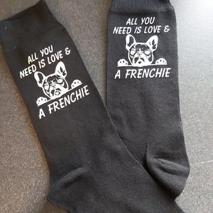 All you need is love & a frenchie french bulldog, dog lover, ideal for christmas,valentines day, mothers day gift, fathers day gift, dog,pet