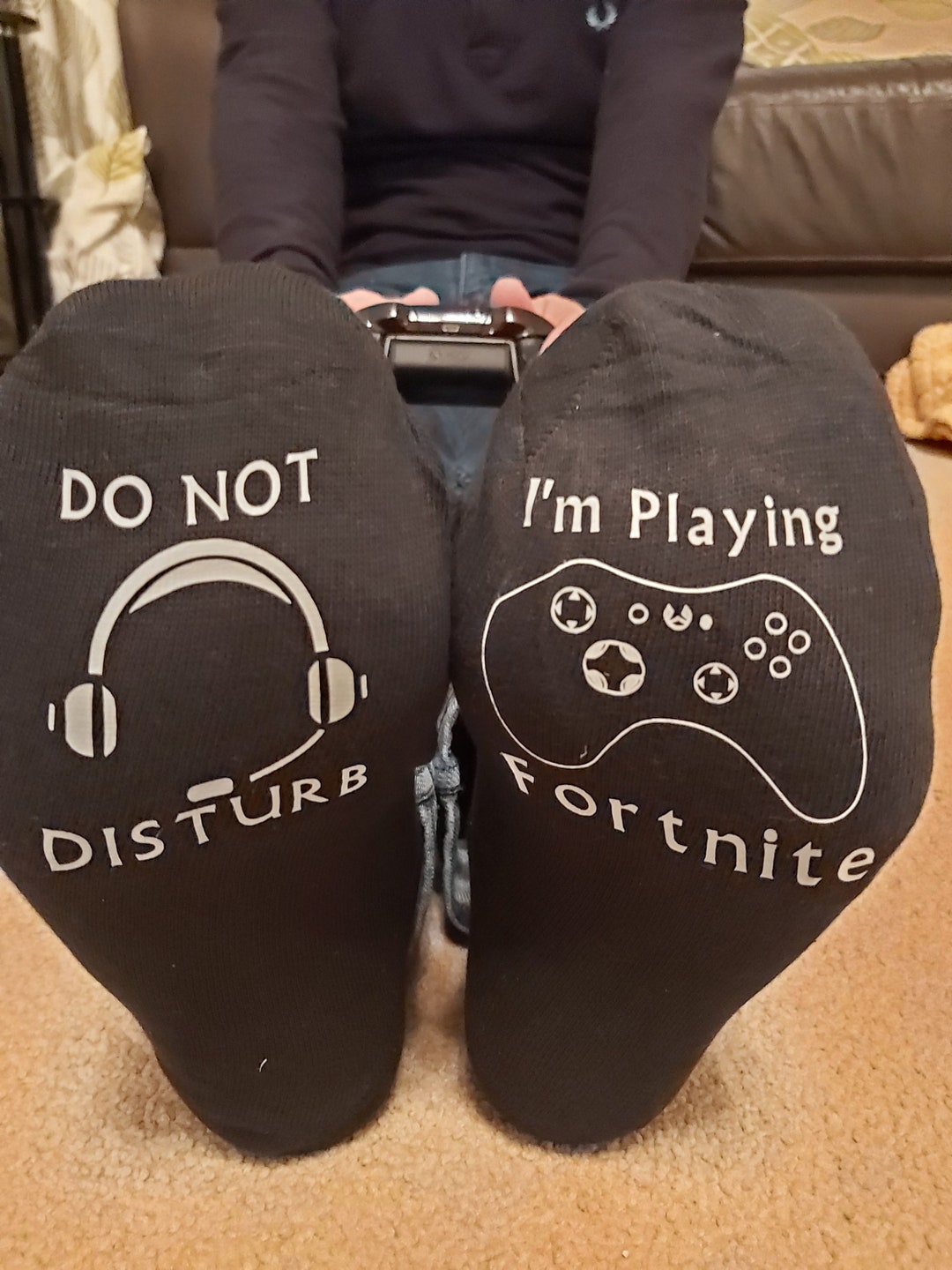Personalised Gamer Socks the Perfect Gamer Stocking Filler or Christmas