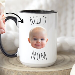 Benutzerdefinierte Baby Gesicht Foto Kaffeetasse, Muttertag Baby / Kinder Bild Becher, Vatertag Personalisieren Kind Bild Kaffeetasse, Oma-Opa Geschenk