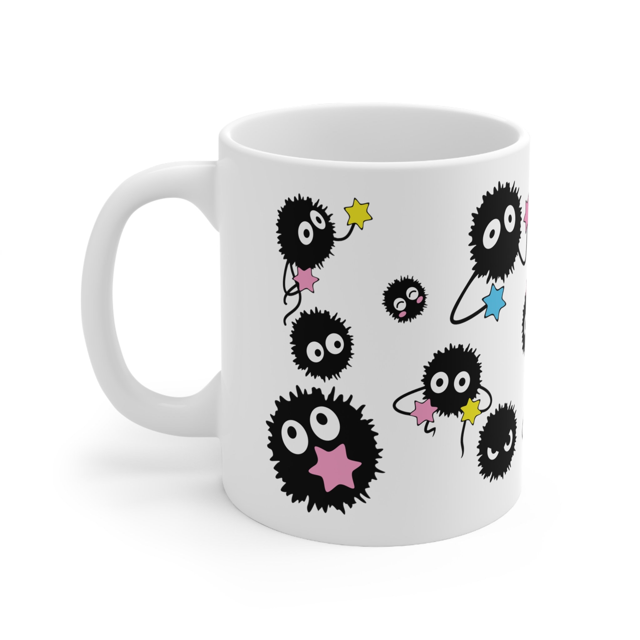 Soot Sprites Studio Ghibli Susuwatari Spirited Away Ceramic Mug 11oz Etsy