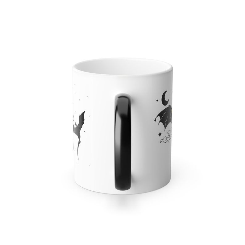 Color Changing Fly or Die Fantasy Dragon Mug, Dragon Coffee Mug, Fantasy Reader, Fantasy Book Mug, Bookish Dragon, Mug for Fantasy Reader image 5