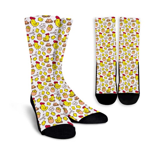 Chicken Socks Poultry Socks Chicken Lovers Chicken Gift Etsy