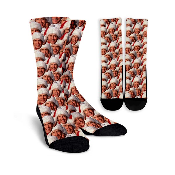 Chevy Chase Socks, Christmas Socks, Chevy Chase Lovers, Chevy Chase Gift, Cute Chevy Chase Personalized, Fathers Day Mothers Day