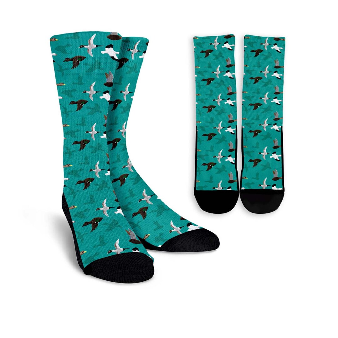 Ducks Socks, Bird Socks, Duck Lovers, Ducks Gift, Cute Water Fowl