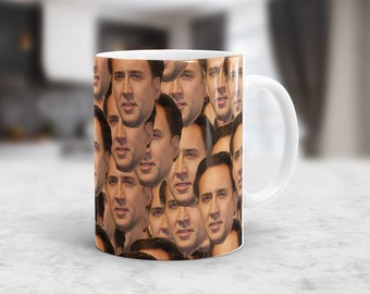 Nicolas cage Mug | Nicolas cage Coffee Cup | Legendary Nicolas cage Merch | 11oz & 15oz Nicolas cage Fans Tea Cup