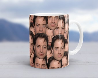 Brendan Fraser Mug | Brendan Fraser Coffee Cup | Legendary Brendan Fraser Merch | 11oz & 15oz Brendan Fraser Fans Tea Cup