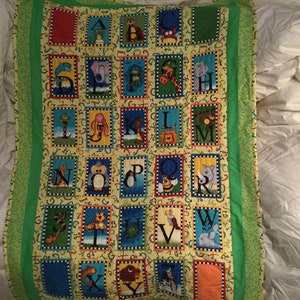 Hand quilted child’s quilt
