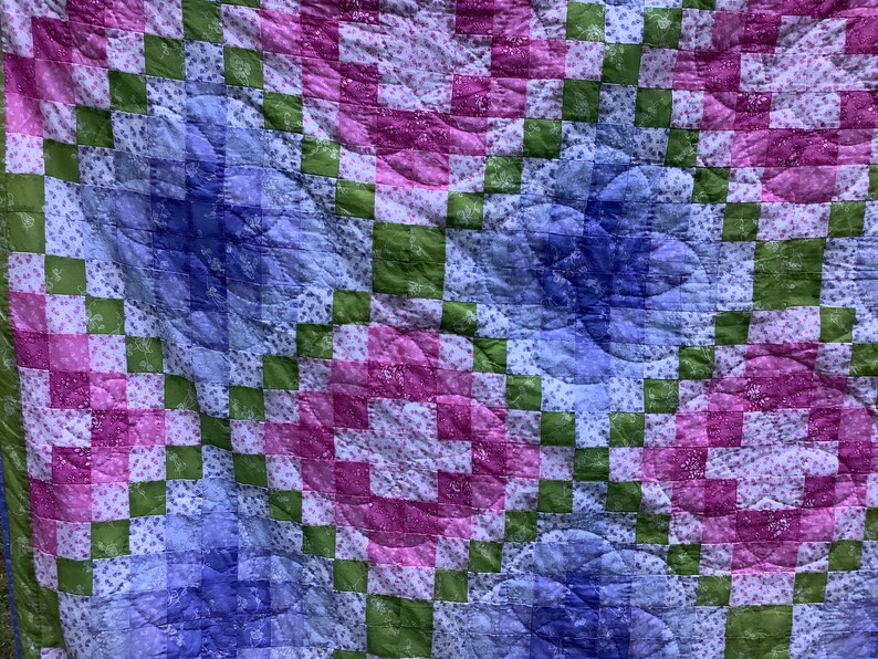 Hand Quilted Quilt Etsy