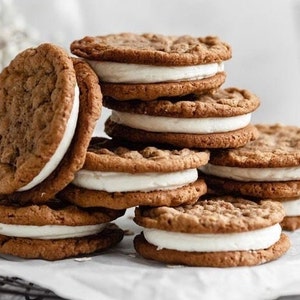 Oatmeal Creme Pies, Creme Pies, Little Debbies, Oatmeal cookies, baked goods, cookies, Little Debbie Creme Pies, made to order, baking