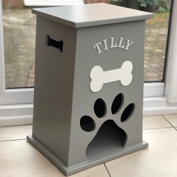 Personalised Wooden Dog/Cat/Pet Toy Box - Large Size