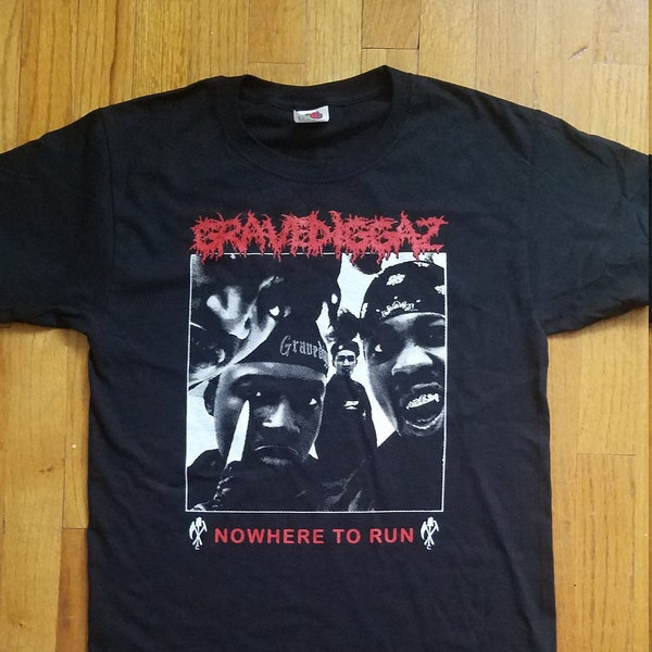 Gravediggaz (REAL) - Nowhere to Run - 90s Hip Hop shirt