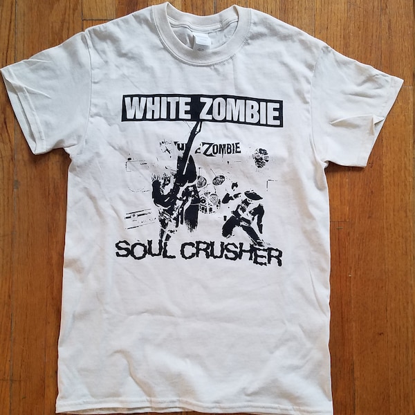 White Zombie - Soul Crusher Heavy Metal Screenprinted Shirt