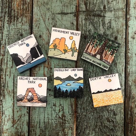 National Parks Mini Canvases 