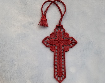 Lace Cross Bookmark