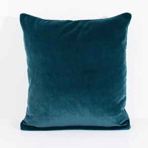 Turkish velvet pillow, 16x16 velvet pillow, 16x16 velvet throw pillow, velvet cushion cover, velvet throw pillow case, dark green pillow.