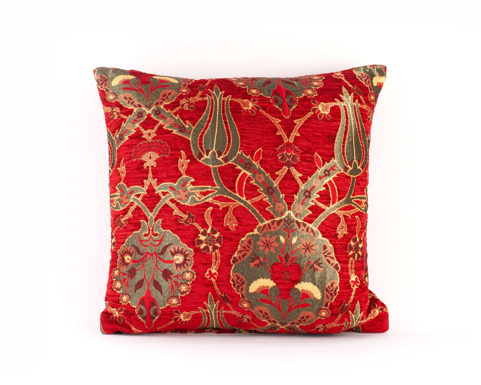 Kilim Pillow Cover Turkish Pillow Cover Red Kilim Pillow Etsy