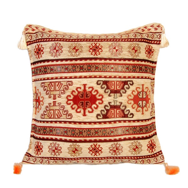Kilim pillow cover, pillow cover 16 x 16, Turkish pillow cover, bohemian pillow, Turkey pillow cover, kilim cushion cover, boho pillow cover