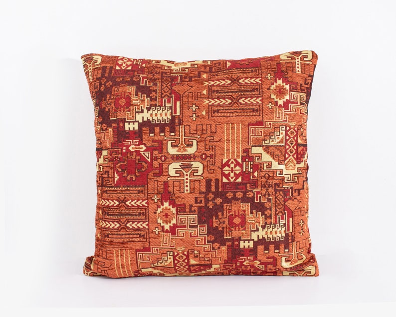 Kilim Pillow Cover Turkish Pillow Cover Red Kilim Pillow Etsy