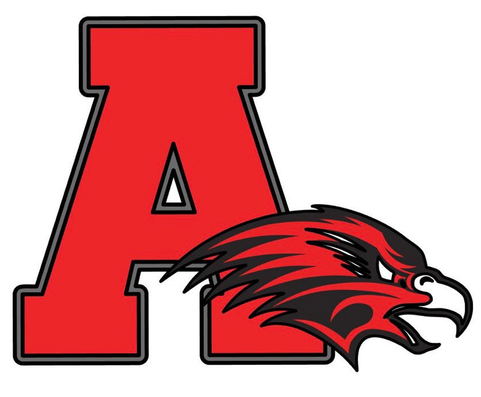 Allendale Falcons School Spirit Pull Over Hoodie School Etsy