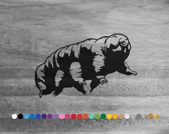 Tardigrade Water Bear vinyl decal sticker for car truck rv camper van window bumper boat hull laptop cooler room wall door science decor art