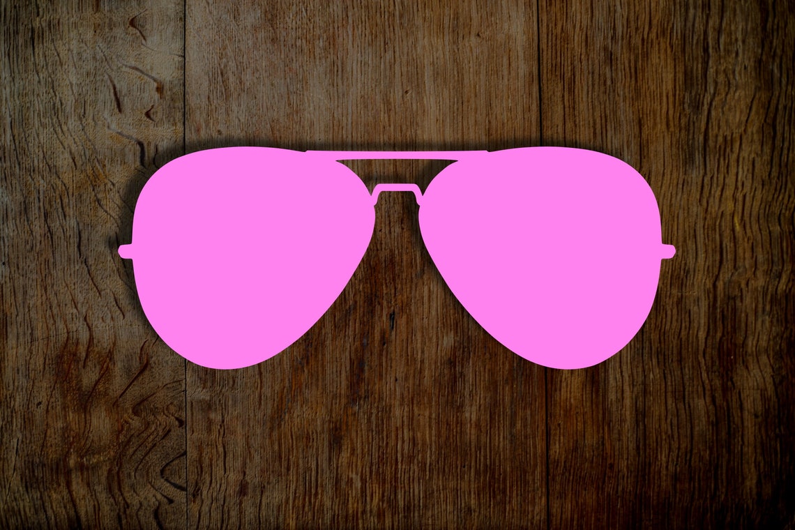 Aviator Sunglasses Vinyl Decal Sticker for Car Truck Van Rv Etsy