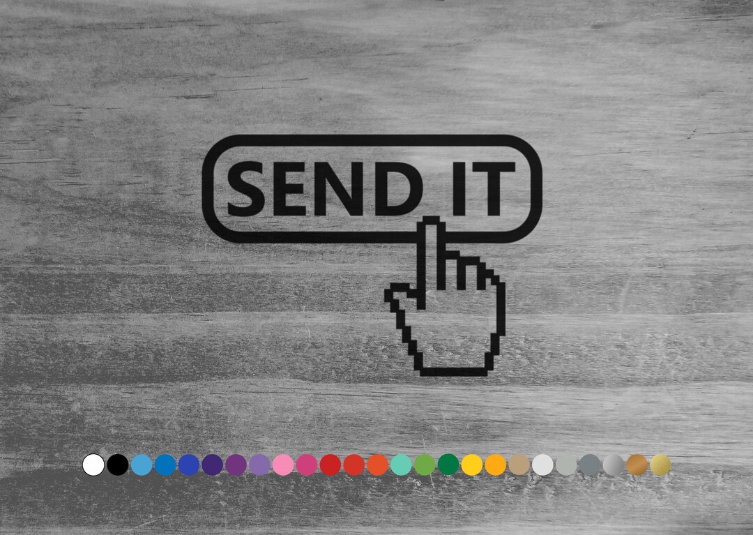 Sent It Designs Send It Vinyl Decal Sticker for Car Truck Rv Camper Van Atv Window ...