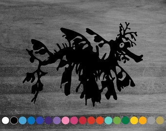 Leafy Seadragon vinyl decal sticker for car truck rv camper van atv window bumper laptop boat hull wall door room sea ocean fish home decor