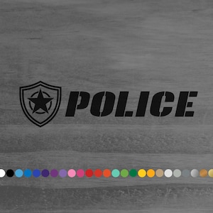 Décalcomanies (decals) Dinky Toys 1/43 Thème Police - Occasion Pour Collection Ou Customisation