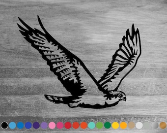 Osprey vinyl decal sticker for car truck rv camper van atv window bumper hood door wall cooler laptop boat room ocean sea bird artwork decor