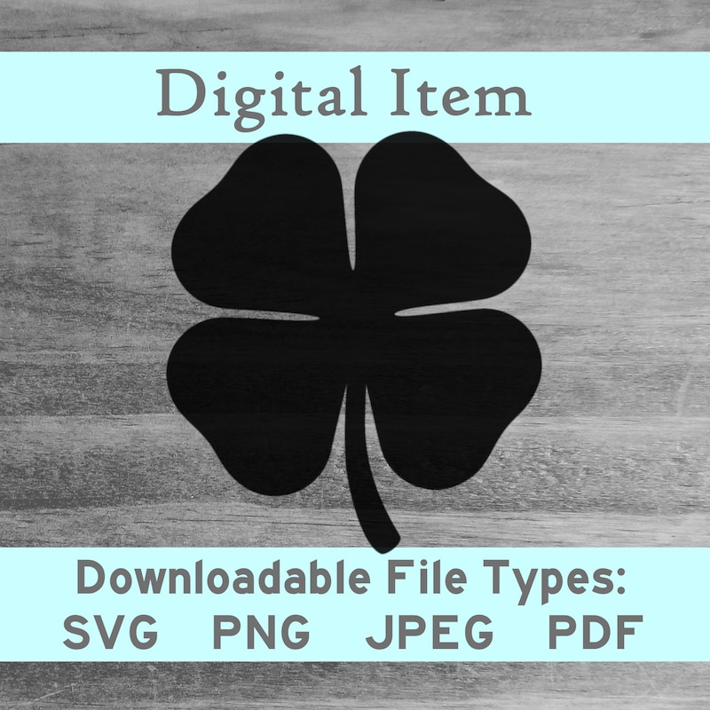 Four Leaf Clover Svg - Etsy