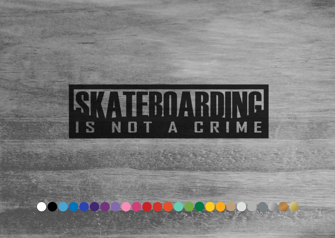 Skating Ramp Sticker Skateboarding Vinyl Decal Sticker for Car Truck Rv Camper Van Window ...