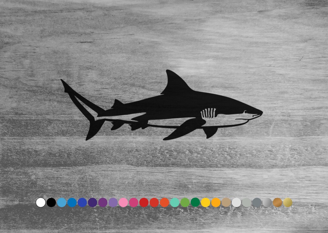 Bull Shark Vinyl Decal Sticker for Car Truck Rv Camper Van Atv Window ...