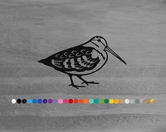 Woodcock vinyl decal sticker for car truck rv camper van atv window bumper hood boat hull laptop cooler kayak room door wall bird home decor