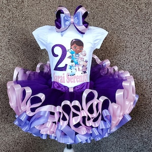 doc mcstuffins birthday dress Outfit Backless Short Beaded Low group-667 Baby girl It can be made Color:A