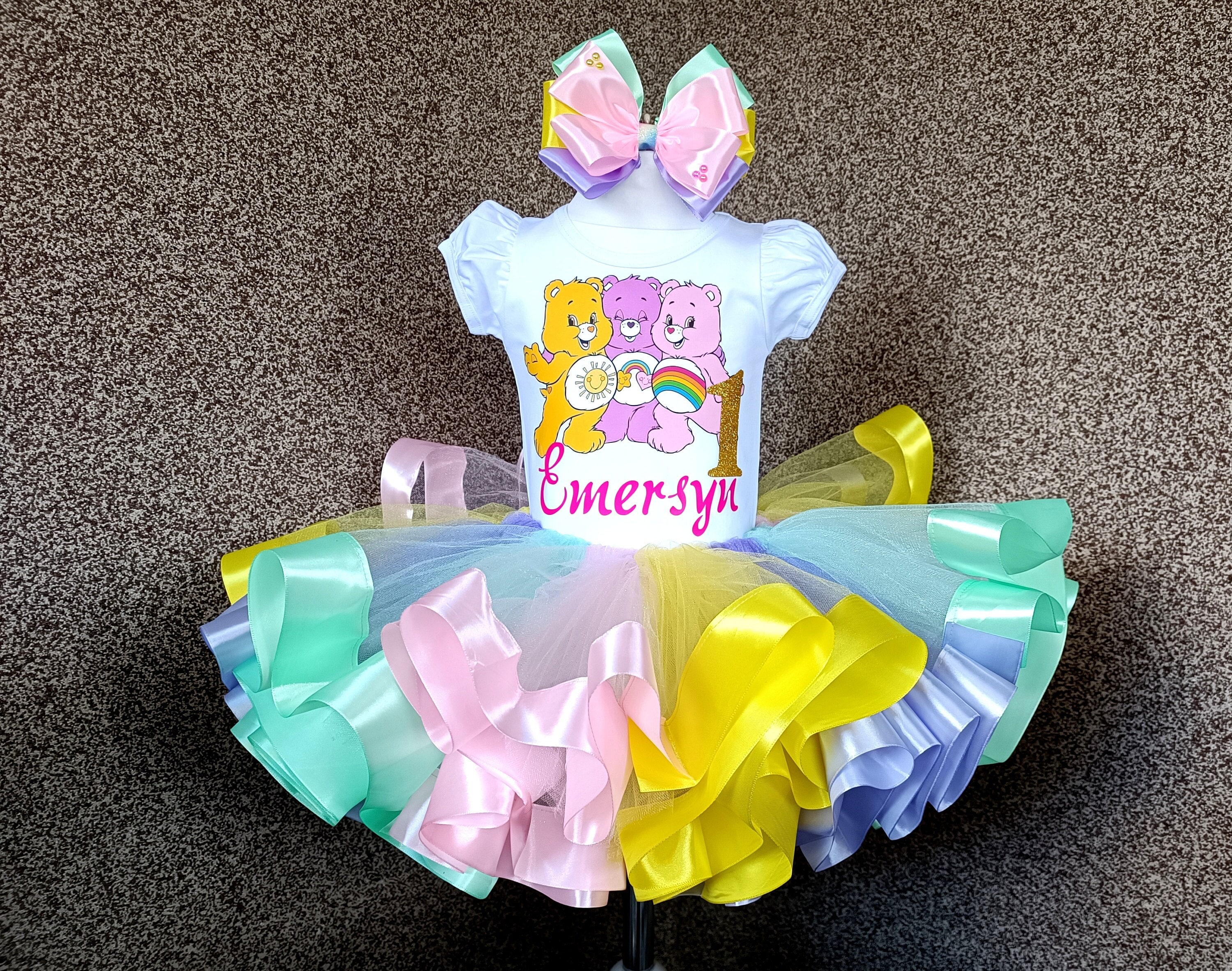 Care Bear Birthday Tutu Outfit: Party Costume Set