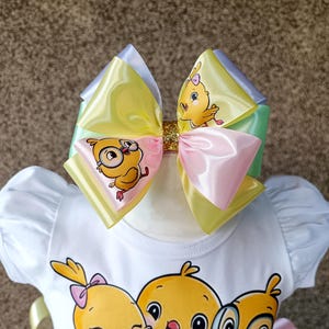 Tutu Bow: Custom Color, Sewn Double Layer Tulle